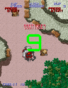 Lightning Fighters (Arcade) screenshot: Continue