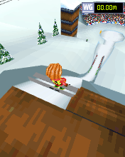 Playman Winter Games (J2ME) screenshot: Ready to go