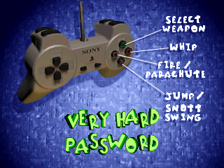 Earthworm Jim 2 (PlayStation) screenshot: Options.