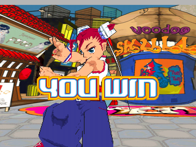 Slap Happy Rhythm Busters (PlayStation) screenshot: You win.