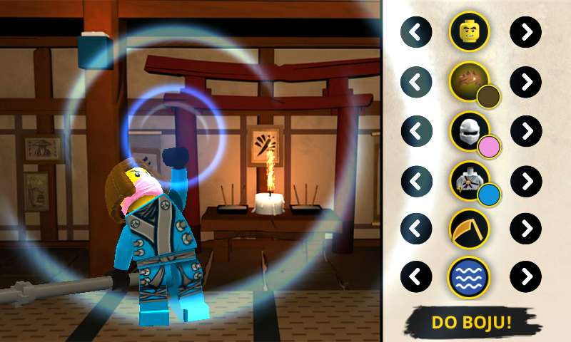 LEGO Ninjago: WU-CRU (Android) screenshot: Character creation