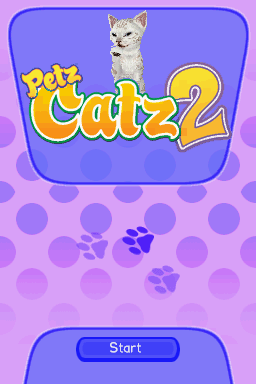 Petz: Catz 2 (Nintendo DS) screenshot: US Title Screen