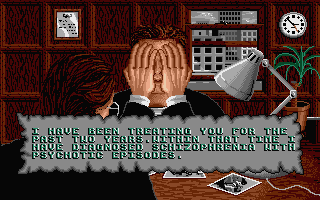 Clive Barker's Nightbreed: The Interactive Movie (Atari ST) screenshot: The game begins