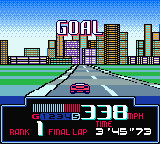 Jeff Gordon XS Racing (Game Boy Color) screenshot: Goal!