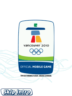 Vancouver 2010: Official Mobile Game of the Olympic Winter Games (J2ME) screenshot: Title screen