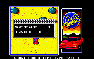 Italian Supercar (Amstrad CPC) screenshot: About to start