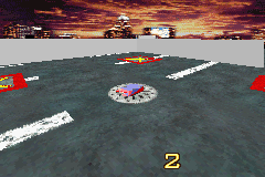 Robot Wars: Extreme Destruction (Game Boy Advance) screenshot: Match is about to start