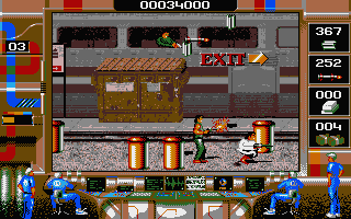 Crime Wave (Atari ST) screenshot: Time to move to the next level