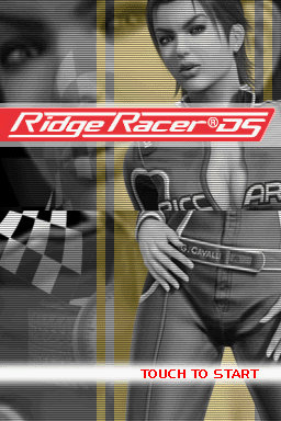 Ridge Racer DS (Nintendo DS) screenshot: Title screen.