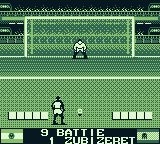 International Superstar Soccer (Game Boy) screenshot: Playing P.K.