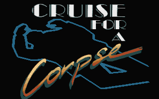 Cruise for a Corpse (Atari ST) screenshot: Title screen