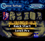 NHL 2000 (Game Boy Color) screenshot: Game Setup