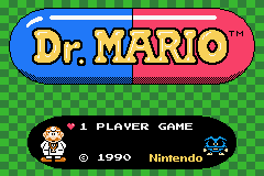 Dr. Mario (Game Boy Advance) screenshot: Title Screen