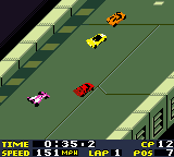 San Francisco Rush 2049 (Game Boy Color) screenshot: Track 5.