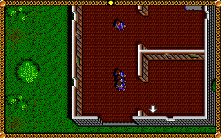 J.R.R. Tolkien's The Lord of the Rings, Vol. I (Amiga) screenshot: Exploring a house.