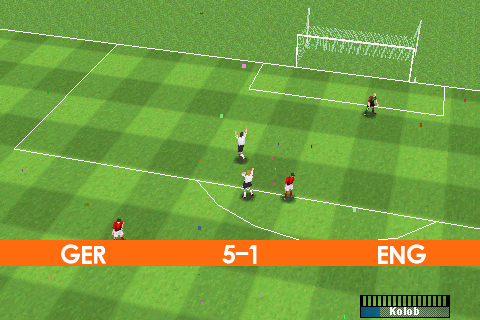 Real Soccer 2009 (Android) screenshot: End of game