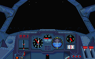 Dive Bomber (Atari ST) screenshot: Night time flying