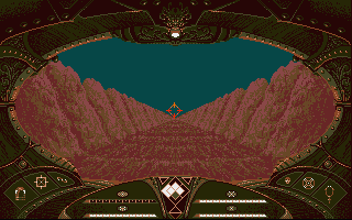 Eco Phantoms (Atari ST) screenshot: This is the view that greets you when you start