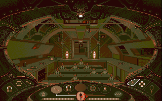 Eco Phantoms (Atari ST) screenshot: This room is occupied by a couple of people