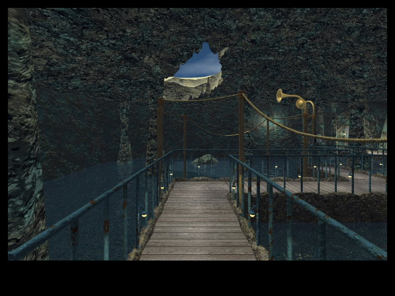 Rhem IV: The Golden Fragments - SE (Windows) screenshot: New underground area (note the horns)