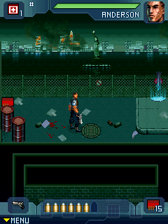 Zombie Infection (J2ME) screenshot: Suddenly finding oneself alone in an alley