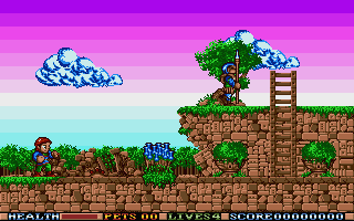 Elf (Atari ST) screenshot: Level two