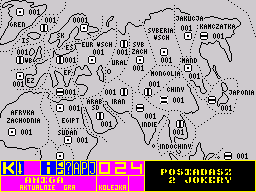 Imperator (ZX Spectrum) screenshot: Asia