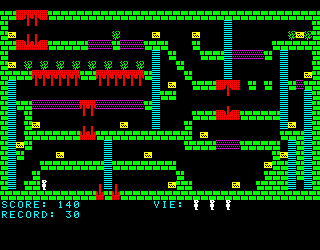 Robix (Exelvision) screenshot: Start of level 2