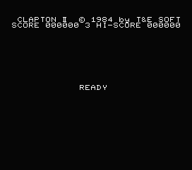 Battle Ship Clapton II (MSX) screenshot: Ready
