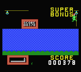 Hunchback (MSX) screenshot: I reached the bell