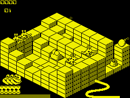 Kirel (ZX Spectrum) screenshot: Game starts