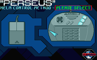Zero 5 (Atari ST) screenshot: Select control method