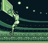 Double Dribble (Game Boy) screenshot: Someone made a slam dunk