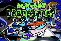 Dexter's Laboratory: Chess Challenge (Game Boy Advance) screenshot: Main title