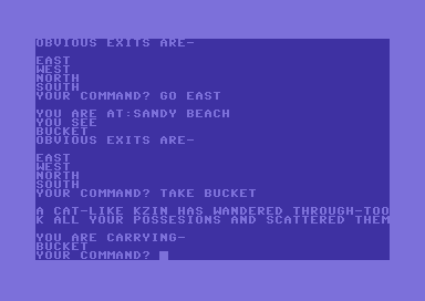 Circle World (Commodore 64) screenshot: What a bastard!