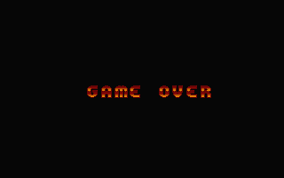 Bumpy's Arcade Fantasy (Atari ST) screenshot: Game over
