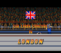 Saturday Night Slam Masters (SNES) screenshot: London