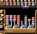 Marble Master (Game Boy Color) screenshot: Not sure about the star, either.
