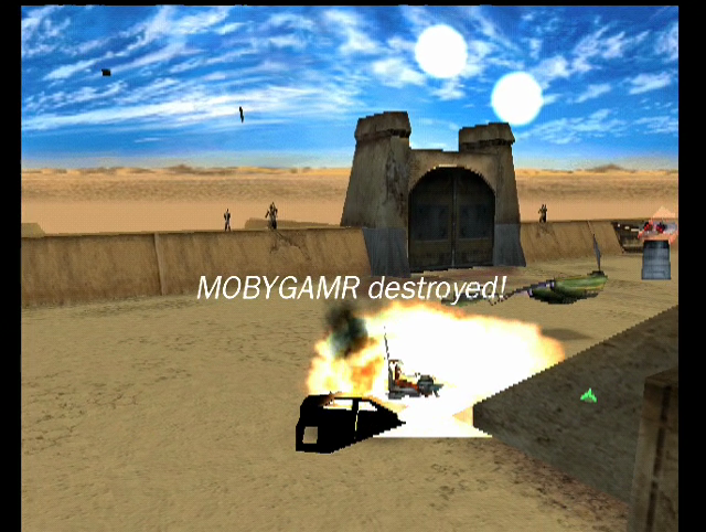 Star Wars: Demolition (Dreamcast) screenshot: Destroyed