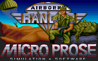 Airborne Ranger (Amiga) screenshot: Title screen.