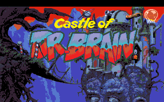 Castle of Dr. Brain (Amiga) screenshot: Title Screen.