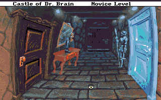 Castle of Dr. Brain (Amiga) screenshot: Castle hall.