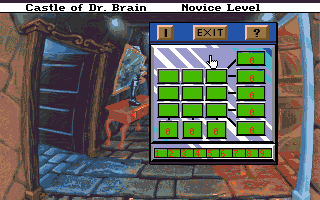 Castle of Dr. Brain (Amiga) screenshot: Magic Squares Puzzle