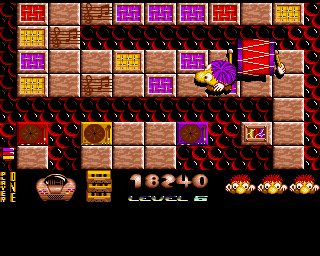 Jumpin' Jackson (Amiga) screenshot: Watch out for the big drum.