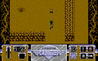 Airborne Ranger (Amiga) screenshot: Walls.