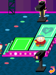 South Park: Mega Millionaire (J2ME) screenshot: On the board