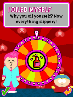 South Park: Mega Millionaire (J2ME) screenshot: Wheel of Misfortune