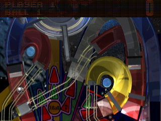 True Pinball (PlayStation) screenshot: Law & Justice 2D mode - Middle