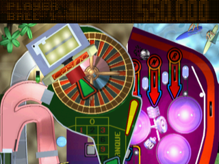 True Pinball (PlayStation) screenshot: Babewatch 2D mode - Top