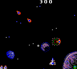 Galaga '88 (Game Gear) screenshot: Still very few enemies